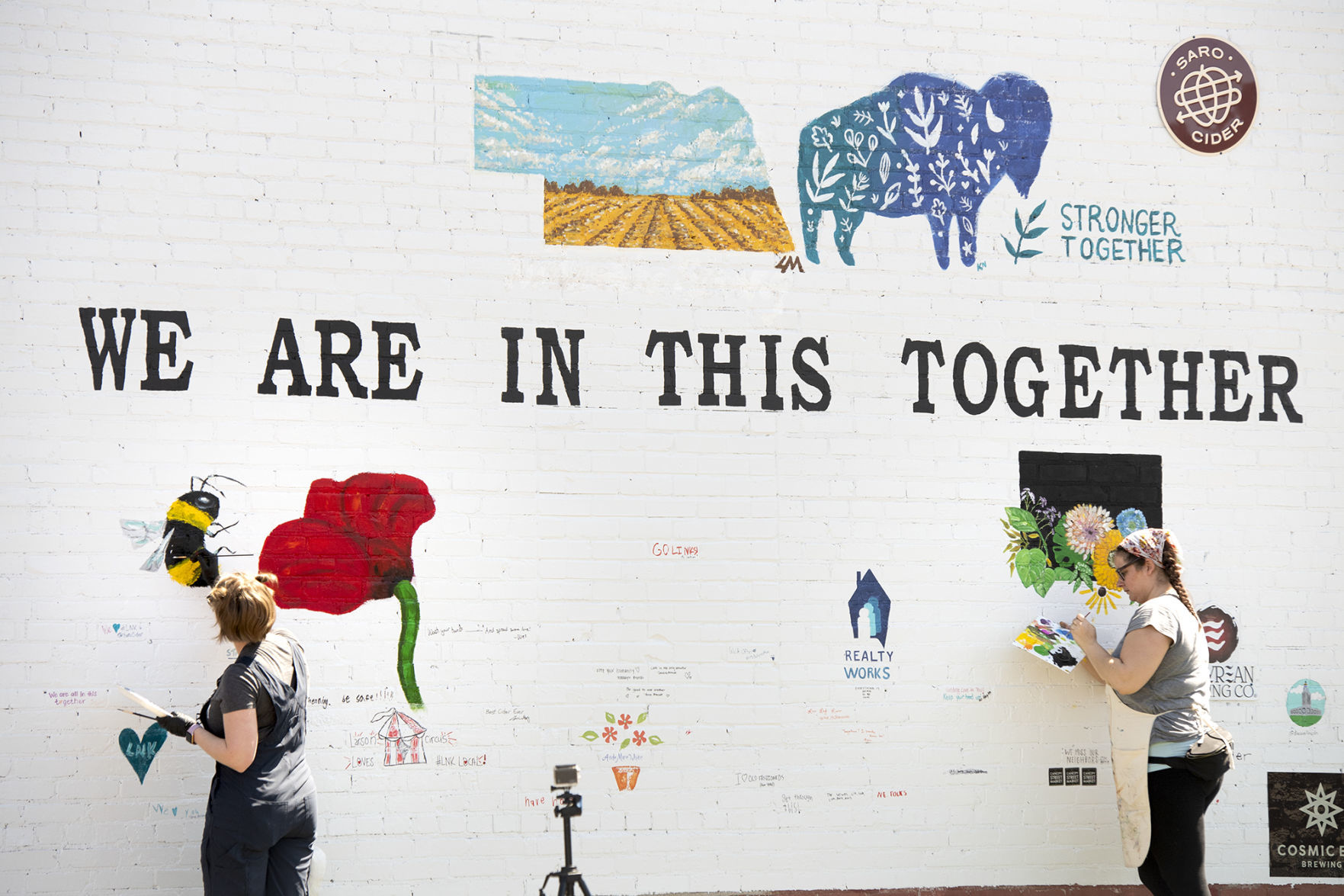 Saro Cider mural